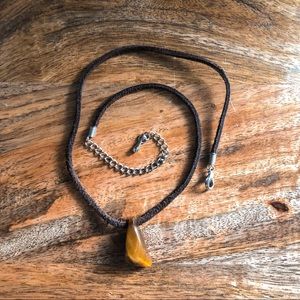 Tiger Eye Gemstone Necklace